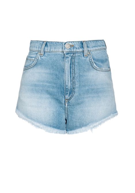 Denim shorts with logo PINKO | Trousers | 104593 A2BOPJE